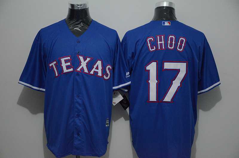 Texas Rangers #17 Shin-Soo Choo Blue New Cool Base Stitched Baseball Jersey,We sell and wholesale Texas Rangers #17 Shin-Soo Choo Blue New Cool Base Stitched Baseball Jersey on line form chian!